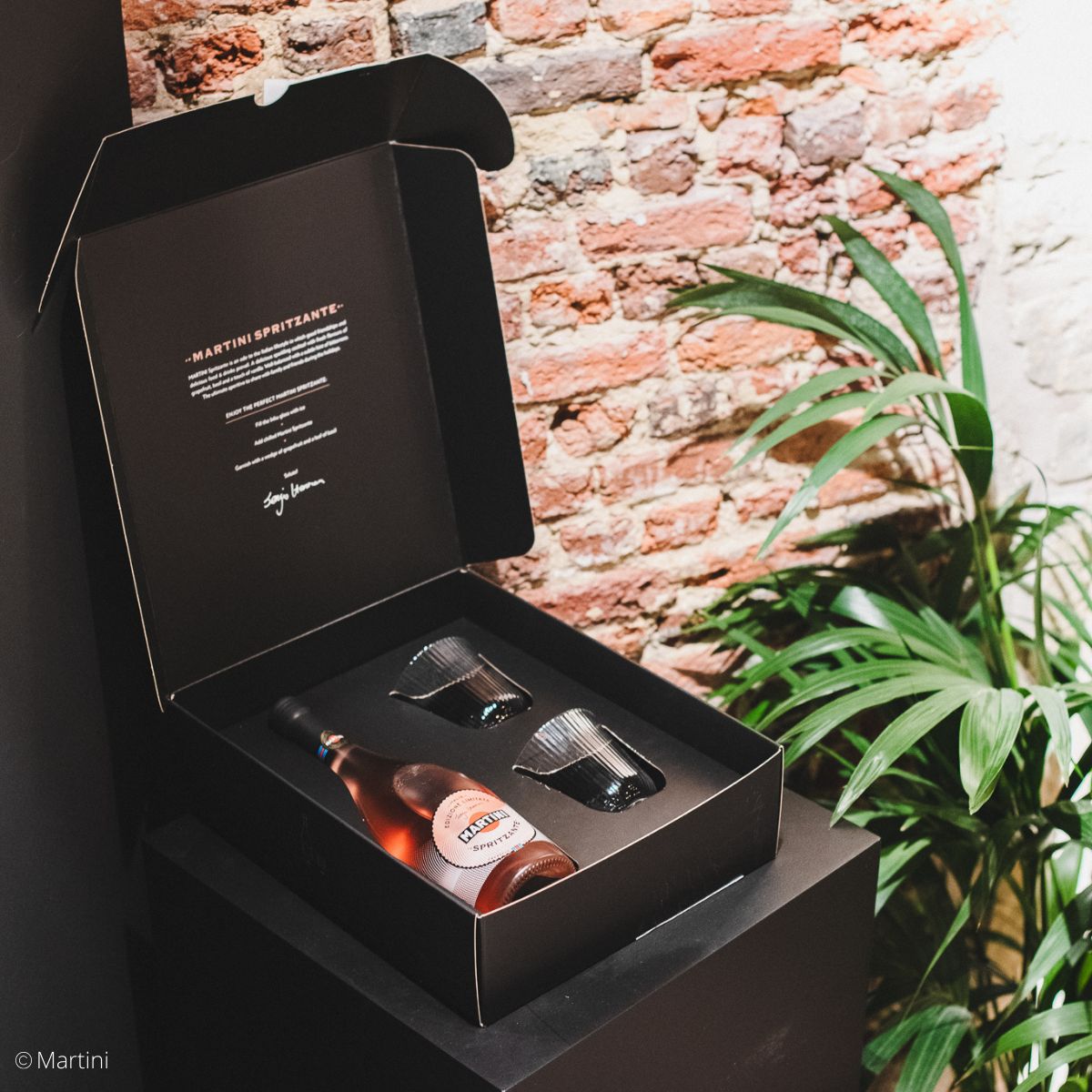 Martini Spritzante giftbox van vouwkarton